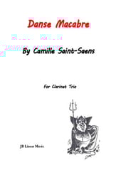 Danse Macabre for Clarinet Trio P.O.D. cover